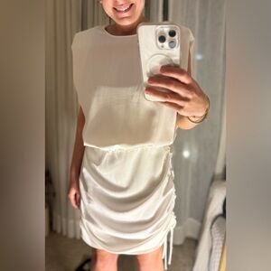 Amanda Uprichard White Mini Dress